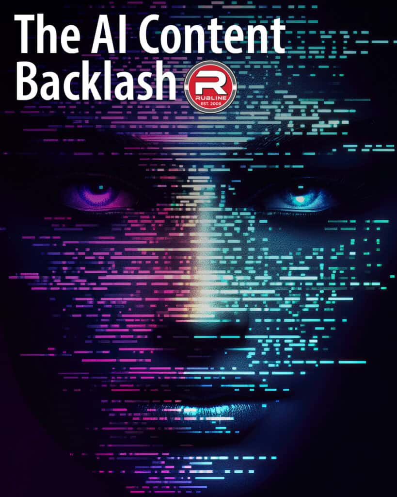 RUBL AIContentBacklash ad