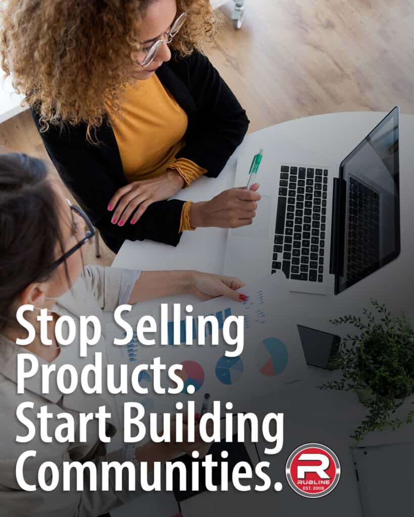 RUBL StopSellingProducts ad